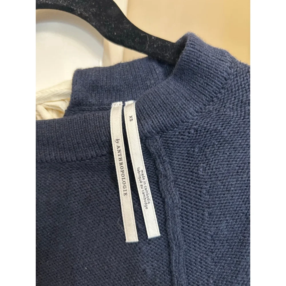 Anthropologie Emily Puff-Sleeved Sweater
